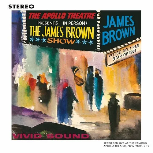 James Brown - Live At The Apollo 1962 vinyl record cover