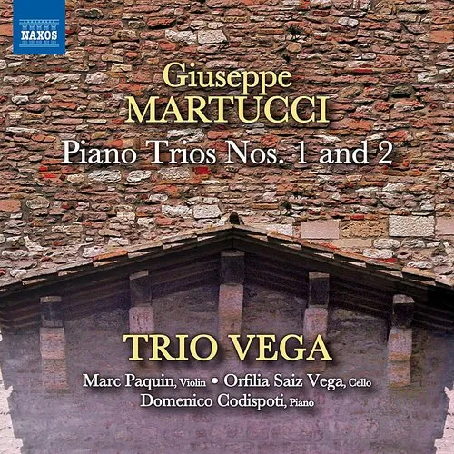 Martucci / Trio Vega - Piano Trios Nos. 1 & 2 vinyl record cover