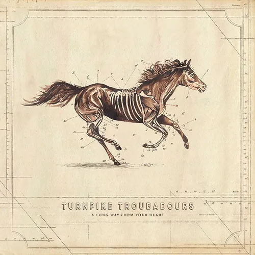 Turnpike Troubadours - A Long Way From Your Heart vinyl record cover