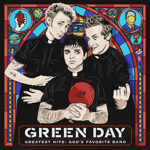 Green Day - Greatest Hits: God's Favorite Band vinyl record cover