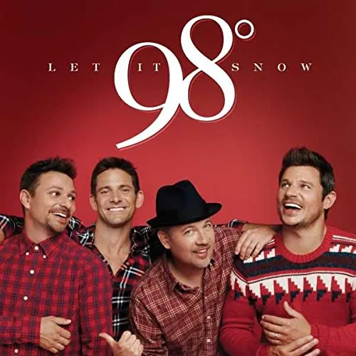 98 Degrees - Let It Snow vinyl record cover