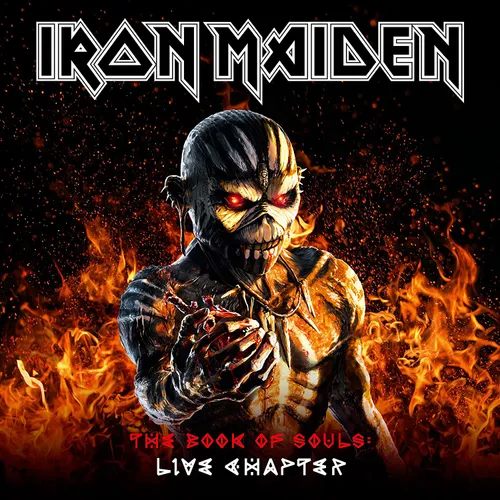 Iron Maiden - The Book Of Souls: The Live Chapter vinyl record cover