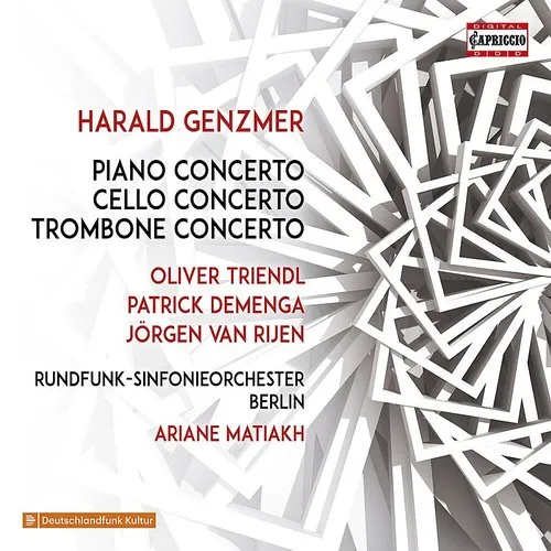 Genzmer / Triendl / Matiakh - Piano Concerto 1 / Cello Concerto / Trombone vinyl record cover
