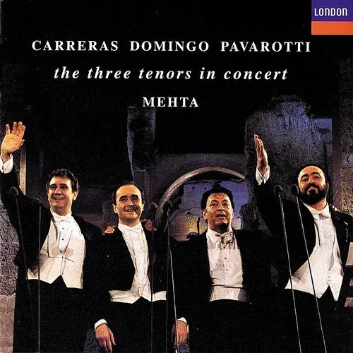 Various Artists - Three Tenors In Concert vinyl record cover