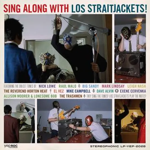 Los Straitjackets - Sing Along With Los Straitjackets vinyl record cover