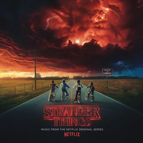 Stranger Things [TV Series] - Stranger Things: Music From The Netflix Original Series vinyl record cover