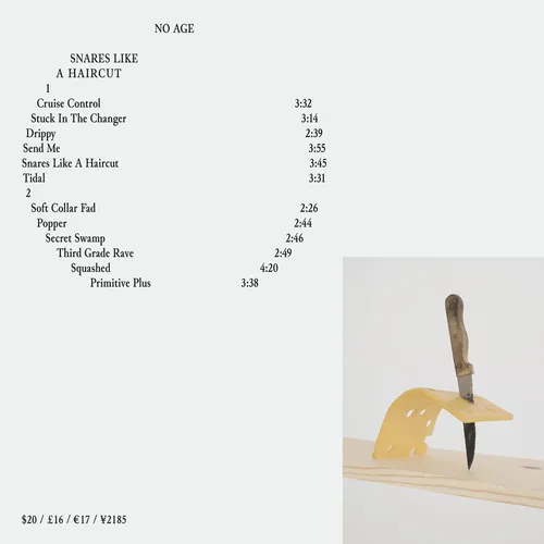 No Age - Snares Like A Haircut vinyl record cover