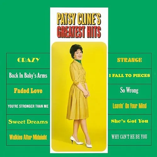 Patsy Cline - Greatest Hits vinyl record cover
