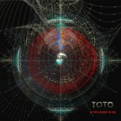 Toto - 40 Trips Around the Sun: Greatest Hits vinyl record cover