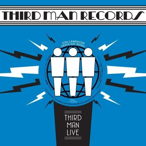 Viva L'American Death Ray Music - Live At Third Man Records vinyl record cover