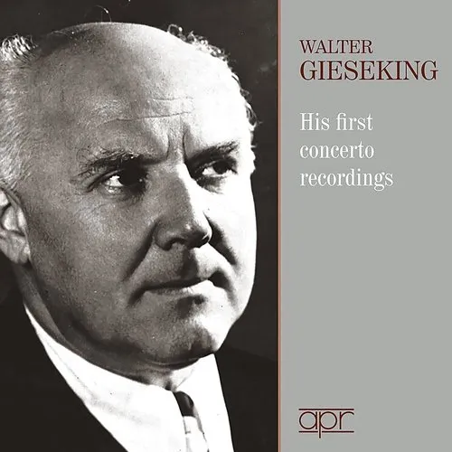 J Bach S / Gieseking - His First Concerto Recordings vinyl record cover