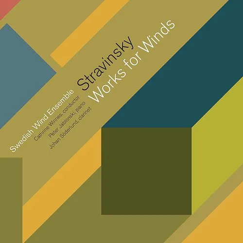 Stravinsky / Swedish Wind Ensemble / Winnes - Works for Winds vinyl record cover