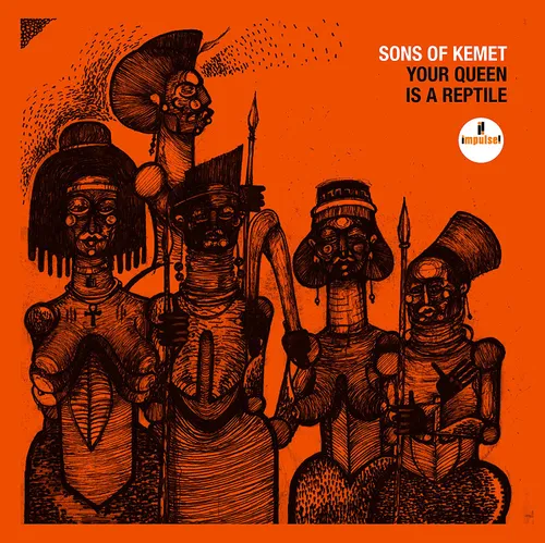 Sons Of Kemet - Your Queen Is A Reptile vinyl record cover