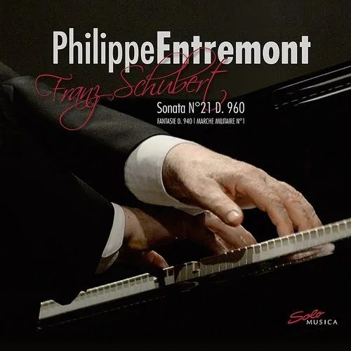 Schubert / Entremont / Tomuro - Piano Sonata 21 vinyl record cover