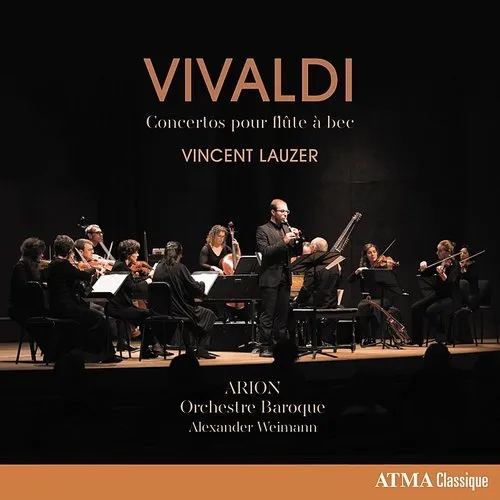 Vivaldi / Lauzer - Concertos Pour Flute a Bec vinyl record cover