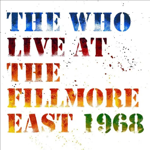 The Who - Live At The Fillmore East vinyl record cover