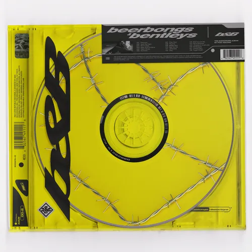 Post Malone - beerbongs & bentleys vinyl record cover