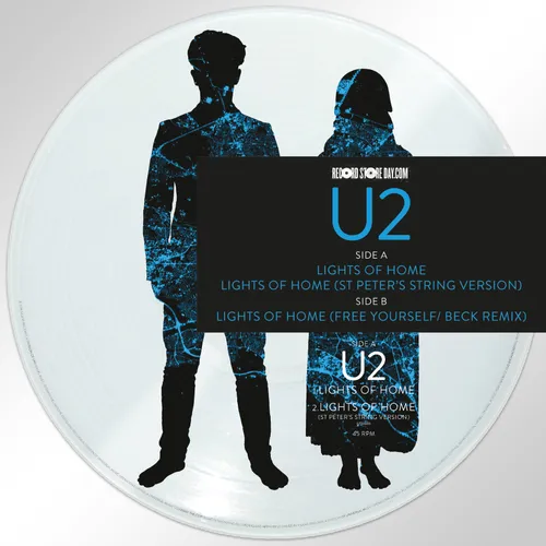 U2 - Lights of Home vinyl record cover