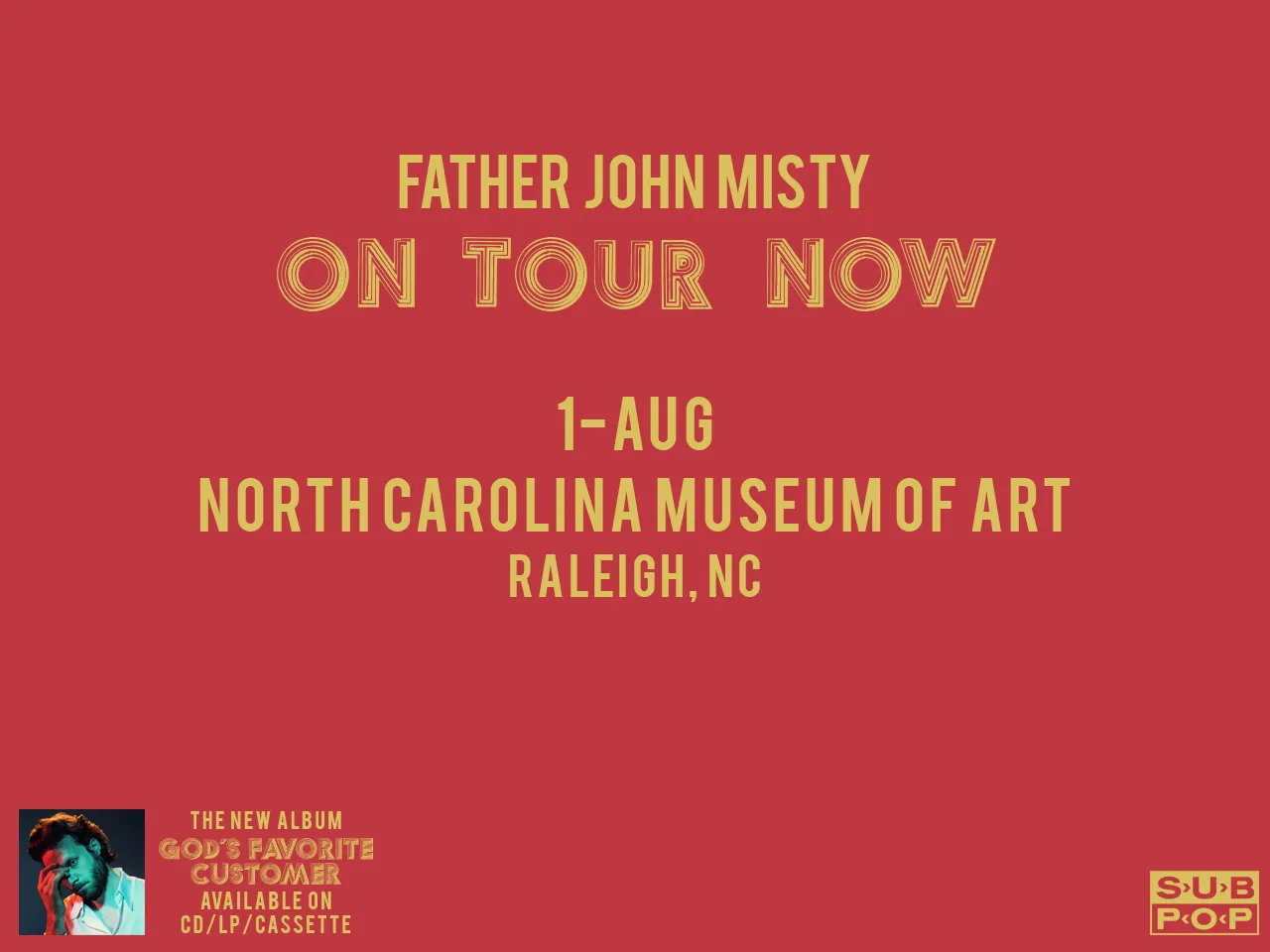 Father John Misty - Kiosk Screen Saver - Tour Date