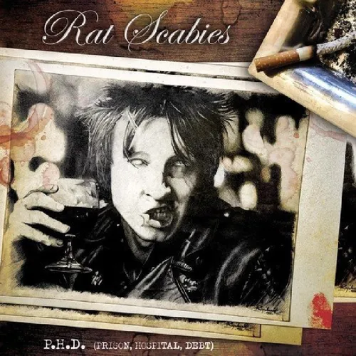 Rat Scabies - P.H.D. (Prison Hospital Debt) vinyl record cover
