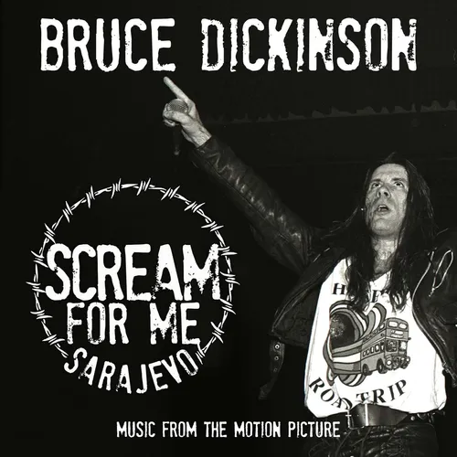 Bruce Dickinson - Scream For Me Sarajevo vinyl record cover