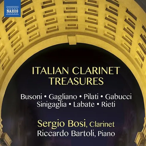 Bonnard / Bosi / Bartoli - Italian Clarinet Treasures vinyl record cover