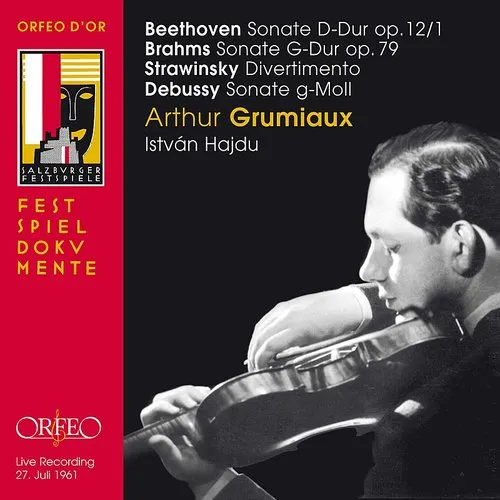 Beethoven / Grumiaux / Hajdu - Sonatas vinyl record cover