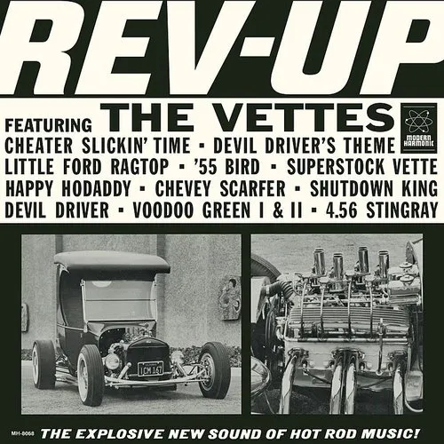 Vettes, The Vettes - Rev-Up (Blue) vinyl record cover