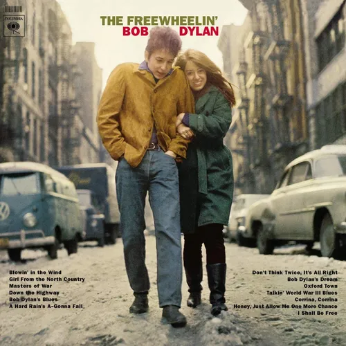 Bob Dylan - The Freewheelin' Bob Dylan vinyl record cover