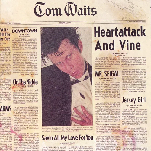 Tom Waits - Heartattack and Vine vinyl record cover