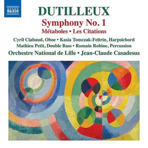 Orchestre National De Lille - Symphony 1 / Metaboles / Les Citations vinyl record cover