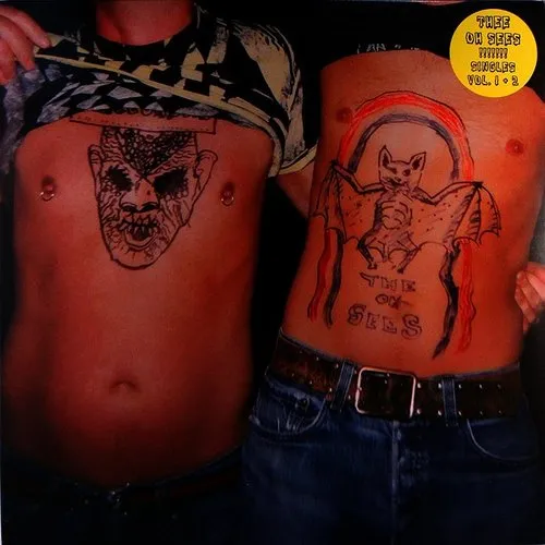 Thee Oh Sees - Singles Collection 1 & 2 vinyl record cover