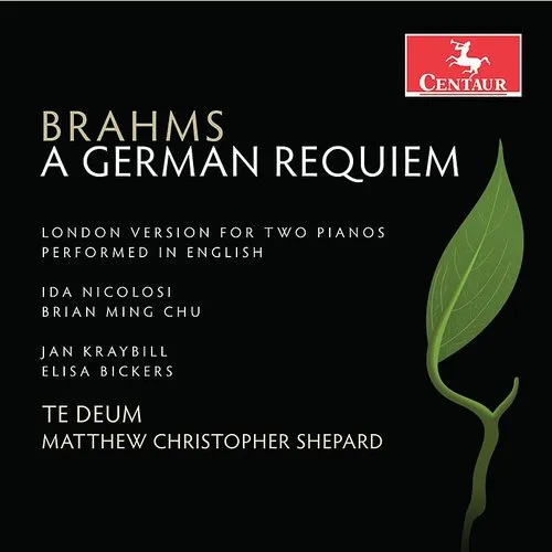 Brahms - German Requiem 45 vinyl record cover