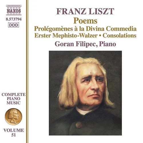 Liszt / Filipec - Complete Piano Music 51 vinyl record cover
