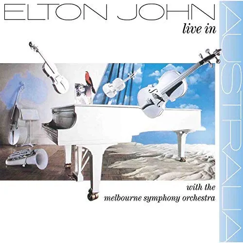 Elton John - Live In Australia With The Melbourne Symphony Orchestra vinyl record cover