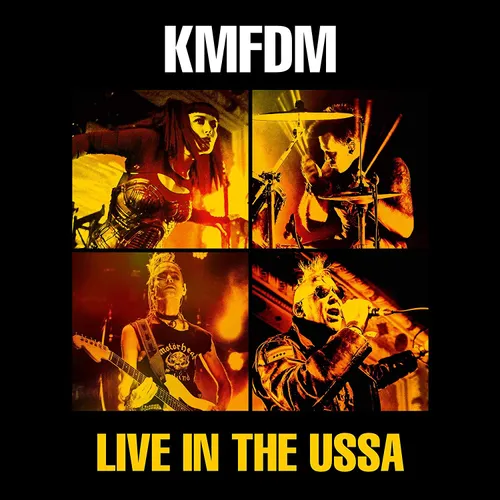 KMFDM - Live In The Ussa vinyl record cover