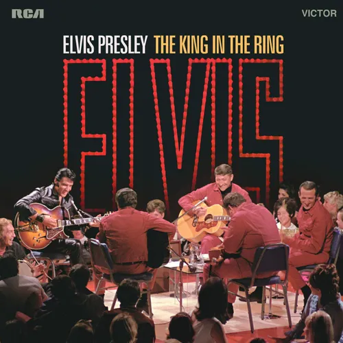 Elvis Presley - The King In The Ring vinyl record cover