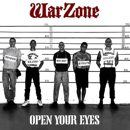 Warzone - Open Your Eyes vinyl record cover