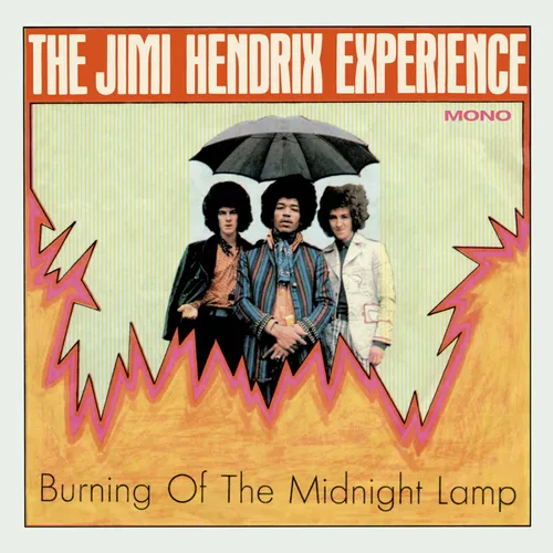 The Jimi Hendrix Experience - Burning of the Midnight Lamp Mono EP vinyl record cover