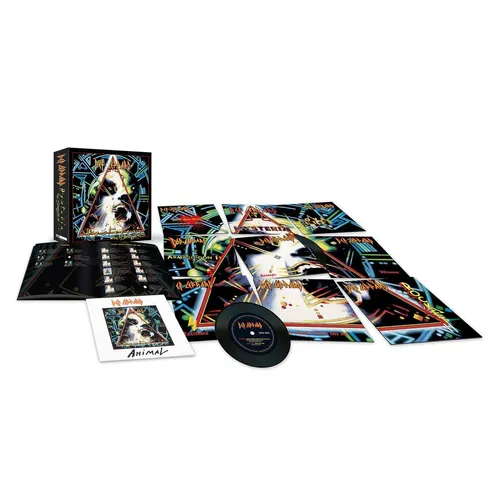 Def Leppard - The Hysteria Singles vinyl record cover