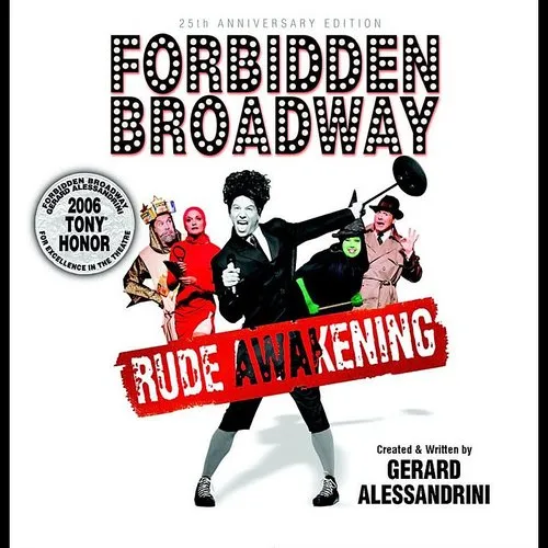 Forbidden Broadway, David Caldwell, Forbidden Broadway Cast, Original Cast Recording, Forbidden Broadway Rude Awakening - Rude Awakening (25th Anniversary) vinyl record cover