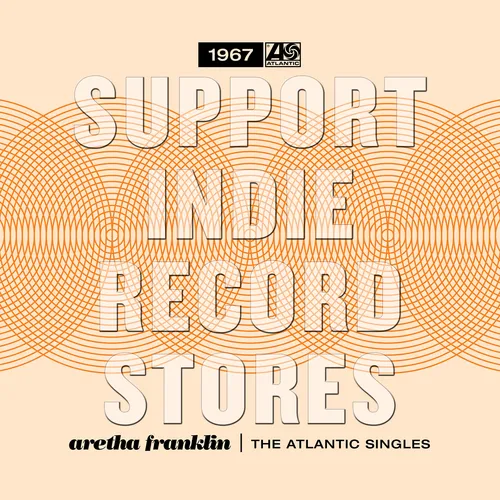 Aretha Franklin - The Atlantic Singles 1967 vinyl record cover