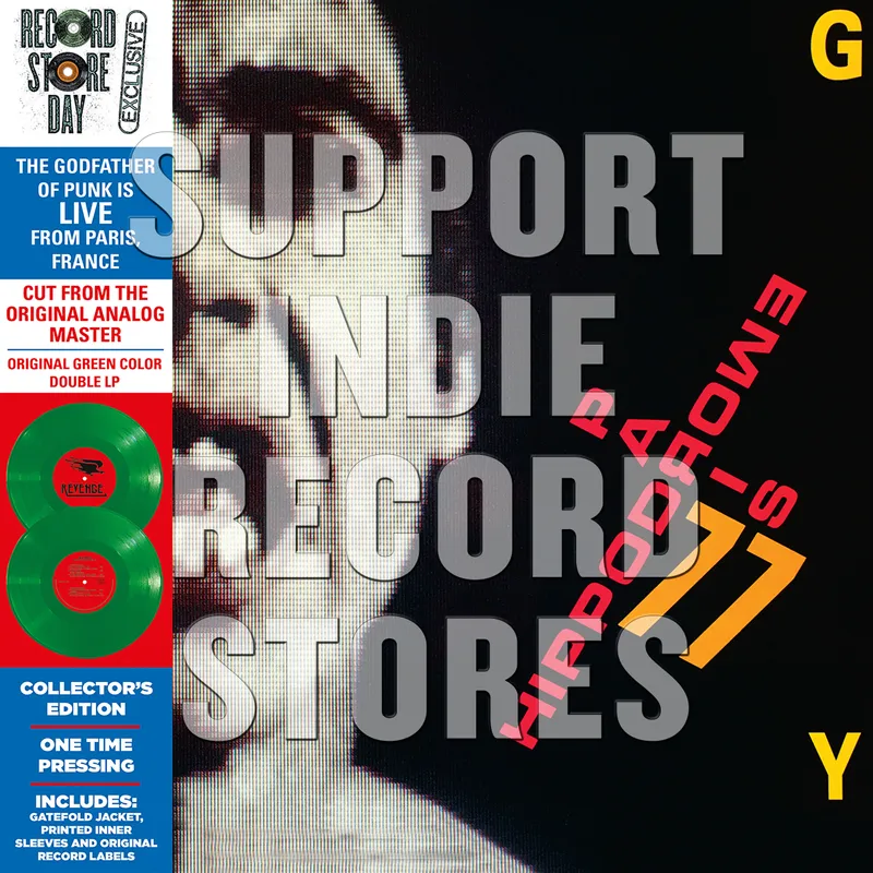Iggy Pop - Hippodrome 77 レコード IGGY POP Hippodrome Paris 77 Live 2 LP RSD 2019 NEW SEALED | eBay