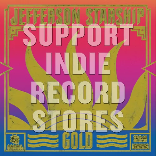Jefferson Starship - Gold vinyl record cover
