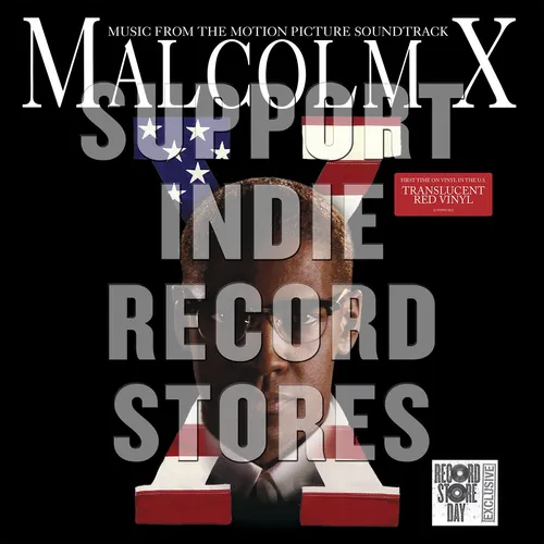 Various Artists - Malcolm X Music From the Motion Picture Soundtrack vinyl record cover