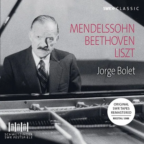 Mendelssohn / Bolet - Piano Recital 1988 vinyl record cover