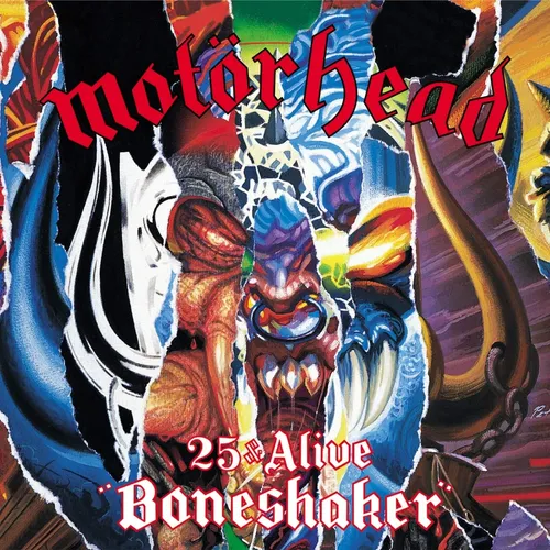 Motörhead - 25 & Alive Boneshaker vinyl record cover