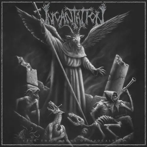 Incantation - Upon The Throne Of Apocalypse vinyl record cover