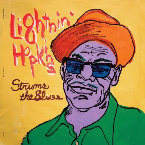 Lightnin' Hopkins - Strums The Blues vinyl record cover