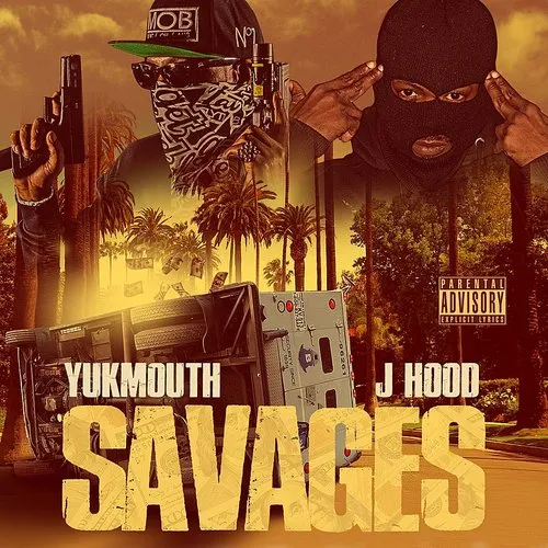 Yukmouth & J Hood - Savages vinyl record cover